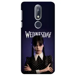 Силиконовый чехол с картинкой для Nokia 7 2018, 7.1 (Wednesday)