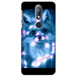 Чохли з картинкою Лисичка для Nokia 7 2018, 7.1 (VPrint) (Яскрава лисичка)