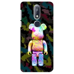 Чехлы для Nokia 7 2018, 7.1 - Bearbrick Louis Vuitton (PREMIUMPrint) (Яркий Bearbrick)