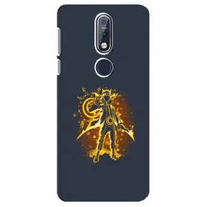 Naruto Anime Чохли для Нокіа 7.1 (AlphaPrint) (золотий Наруто)