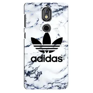 Чохли Адидас для Nokia 7 (AlphaPrint) (Адідас на мраморі)