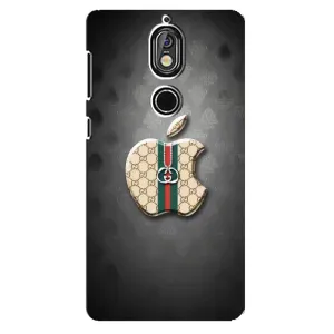 Чохли  GUCCI для Нокіа 7 (AlphaPrint) (Apple gucci)