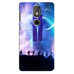 Чехлы BTS для Nokia 7 (AlphaPrint) (Army BTS)