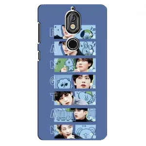 Чехлы BTS для Nokia 7 (AlphaPrint) (Bangtan)