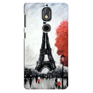 Чохол Ейфелева Вежа Nokia 7 - (AlphaPrint) (Вежа в Парижі)
