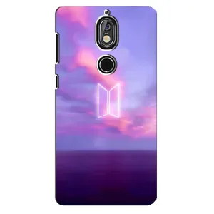 Чехлы BTS для Nokia 7 (AlphaPrint) (BTS логотип)