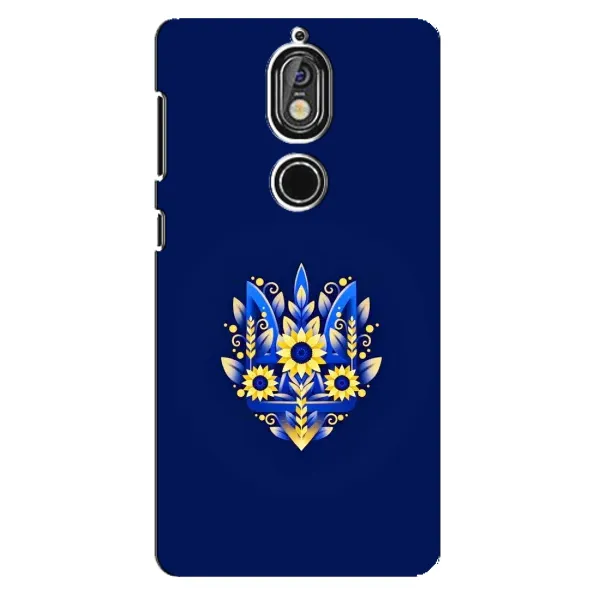 Чохол з принтом «Квітковий Герб» для Nokia 7 Чохол з принтом «Квітковий Герб» для Nokia 7