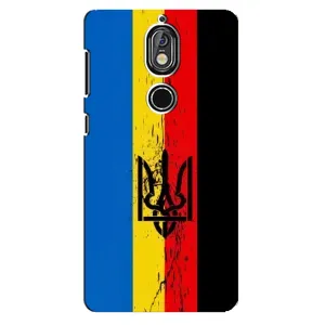 Украинские Чехлы для Nokia 7 с картинкой УПА (AlphaPrint) (Флаг УПА)