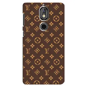 Чехлы Луи Витон для Nokia 7 (AlphaPrint - LOUIS VUITTON) (фон LOUIS VUITTON)