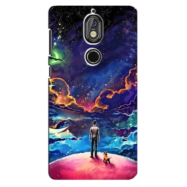 Чехол с принтом «Галактический вид» для Nokia 7