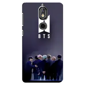 Чехлы BTS для Nokia 7 (AlphaPrint) (Группа BTS)