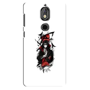 Чехлы на тему: Итачи Учиха для Nokia 7 (AlphaPrint) (Итачи с атрибутами)