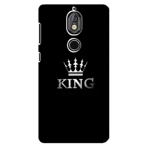 Чехол с Короной Нокиа 7 - (AlphaPrint) (KING)