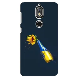 Чохол для Патріота України Nokia 7 - (AlphaPrint) (Коктель молотова)