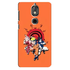 Naruto Anime Чехлы для Нокиа 7 (AlphaPrint) (команда Наруто)