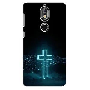 Християнські Чохли для Nokia 7 (AlphaPrint) (Хрест і місто)