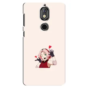 Чохли Персонажі Аніме Наруто для Nokia 7 (AlphaPrint) (Лайк Сакура)