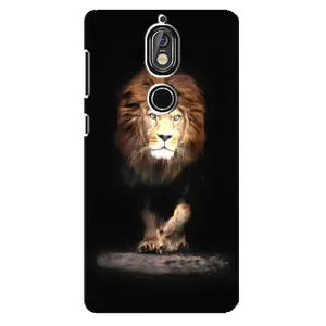 Чехол со Львом для Nokia 7 (VPrint) (Лев)