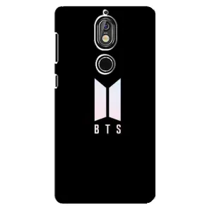 Чехлы BTS для Nokia 7 (AlphaPrint) (Лого BTS)