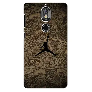 Чохли для Nokia 7 - з картинкою JORDAN (AlphaPrint) (Logo Jordan)