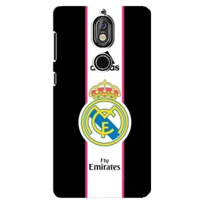 Чехол для Nokia 7 с принтом (Лого Real Madrid)
