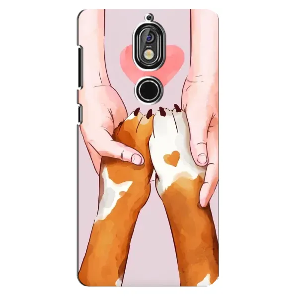 Чехол с принтом «Любовь к собакам» для Nokia 7 Чехол с принтом «Любовь к собакам» для Nokia 7