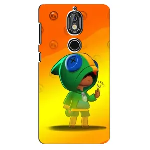 Чехол для Nokia 7 Бравл Старс (VPrint) (Мальчик Леон)