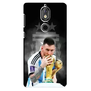 Чехлы для Nokia 7 (Leo чемпион) (AlphaPrint) (Месси Чемпион)