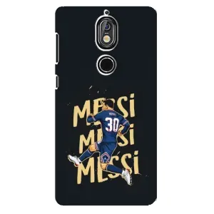 Чехлы для Nokia 7 (Leo чемпион) (AlphaPrint) (Messi ПСЖ)