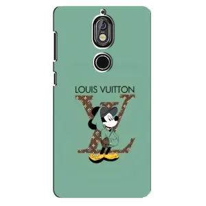 Чехлы Луи Витон для Nokia 7 (AlphaPrint - LOUIS VUITTON) (Микки Маус LV)