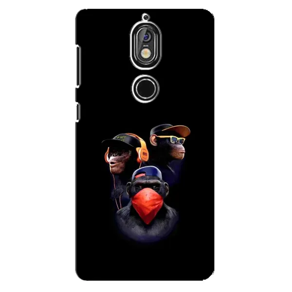 Чехол с принтом «Три обезьяны» для Nokia 7 Чехол с принтом «Три обезьяны» для Nokia 7