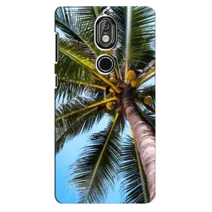 Силіконовий чохол з КАРТИНКАМИ літо для Nokia 7 (AlphaPrint) (Пальма)