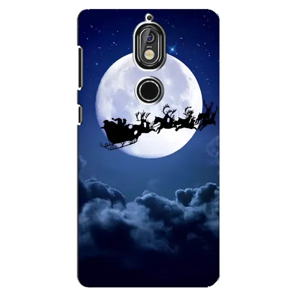 Чохол з принтом «Санта - місяць» для Nokia 7