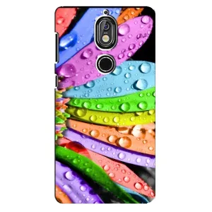 Чехлы (ART) Цветы на Nokia 7 (VPrint) (Семицветик)