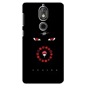 Чехлы на тему: Итачи Учиха для Nokia 7 (AlphaPrint) (глаза Итачи)