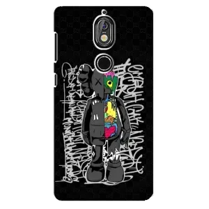 Чехлы для Nokia 7 - Bearbrick Louis Vuitton (PREMIUMPrint) (Стиль Bearbrick)