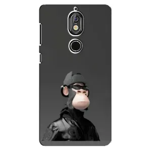 Чехлы с Обезьянами NFT для Nokia 7 (AlphaPrint) (стильная обезьяна NFT)