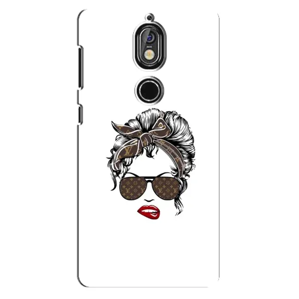 Чехол с принтом «стильная с луи витон» для Nokia 7