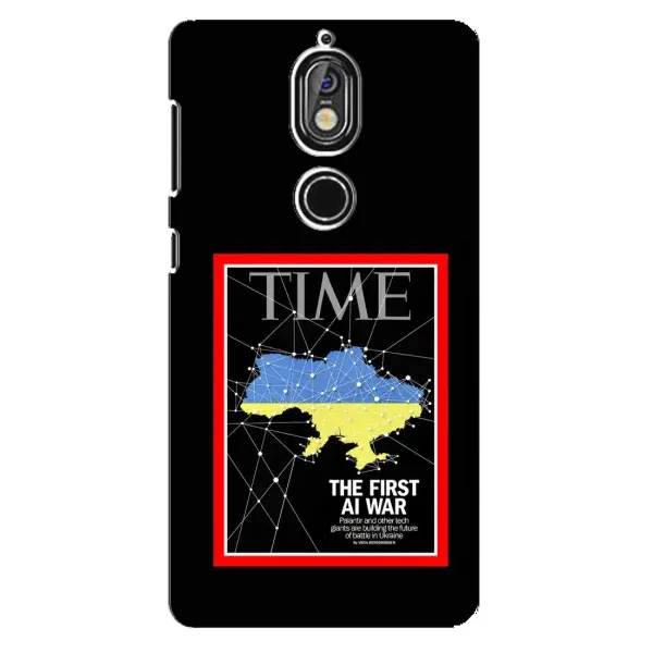 Чохол з принтом «TIME Ukraine» для Nokia 7 Чохол з принтом «TIME Ukraine» для Nokia 7