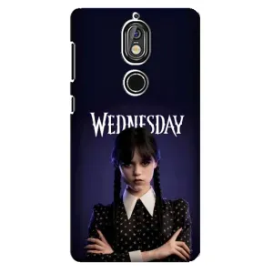 Силиконовый чехол с картинкой для Nokia 7 (Wednesday)