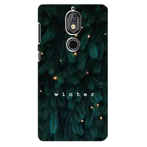 Новогодние, Праздничные Чехлы для Nokia 7 - 2024 год (Winter)