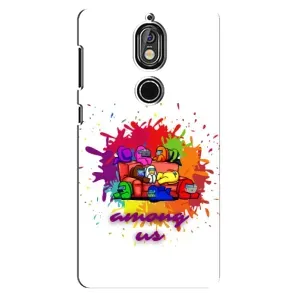 Чохли Амонг Ас для Nokia 7 (AlphaPrint) (Яскравий АмонгАс)