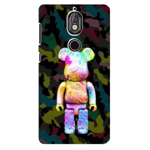 Чехлы для Nokia 7 - Bearbrick Louis Vuitton (PREMIUMPrint) (Яркий Bearbrick)
