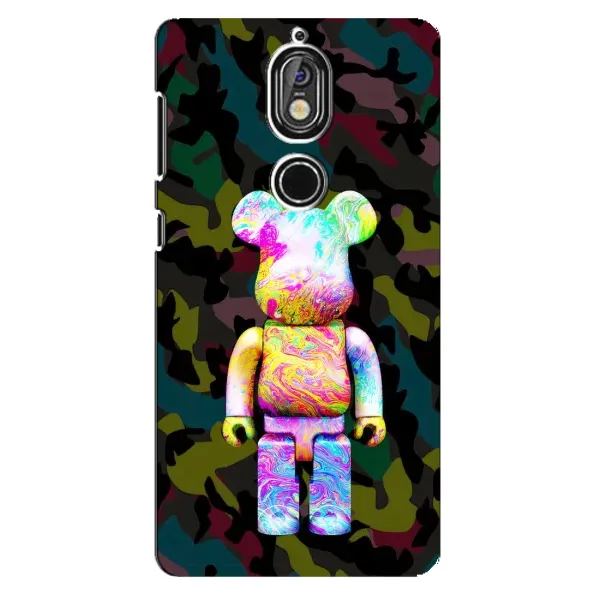 Чехол с принтом «Яркий Bearbrick» для Nokia 7