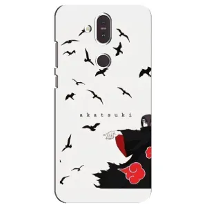 Чехлы на тему: Итачи Учиха для Nokia 8.1 , Nokia 8 2018 (AlphaPrint) (Akatsuki)