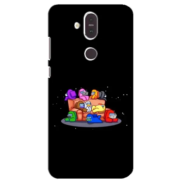 Чехол с принтом «Амонг-ас» для Nokia 8.1 (2018)