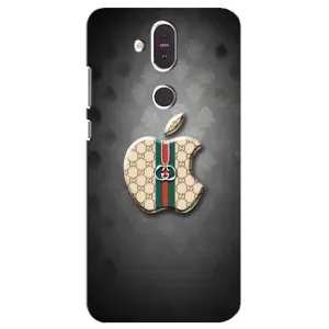 Чехлы ГУЧЧИ для Нокиа 8.1 (AlphaPrint) (Apple gucci)