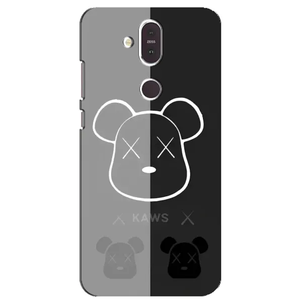 Чехол с принтом «БеарБрик глаза» для Nokia 8.1 (2018)