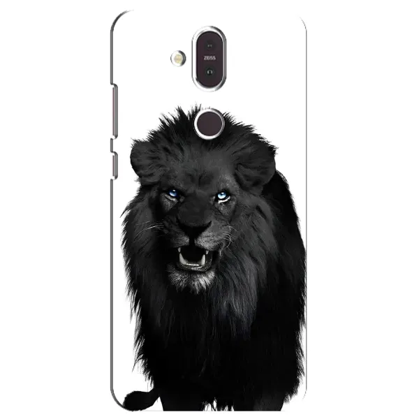 Чехол с принтом «Черный ЛЕВ» для Nokia 8.1 (2018)
