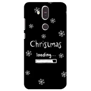 Рождественские, Праздничные Чехлы для Нокиа 8.1 (Christmas loading)